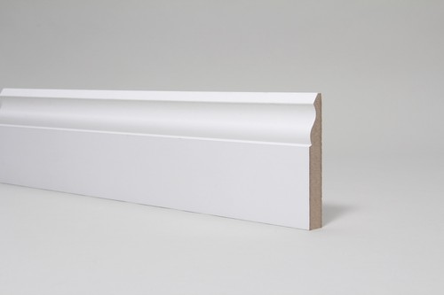 Skirting board white primed - skirting,