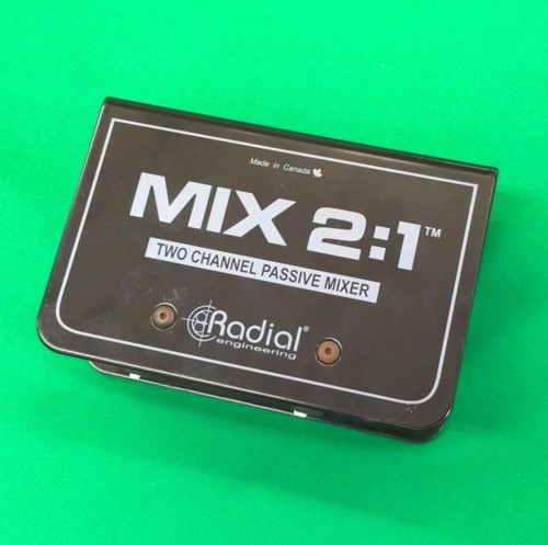 Radial mix2 mixer pro - mix2:1, audio