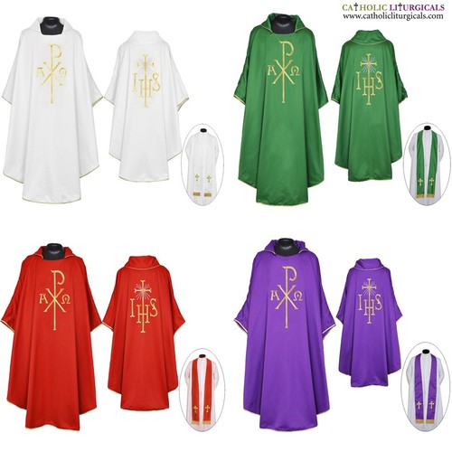 Set gothic chasuble - chasuble, &