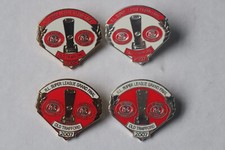 4 St Helens Rugby League Club enamel pin badges 2007 Grand Final Winners Saints