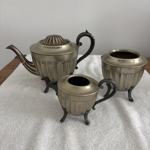 Antique sheffield piece - sheffield, 3-piece
