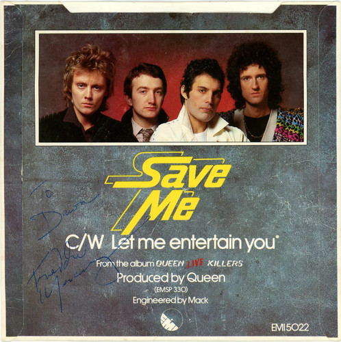 Freddie mercury signed save - signed,