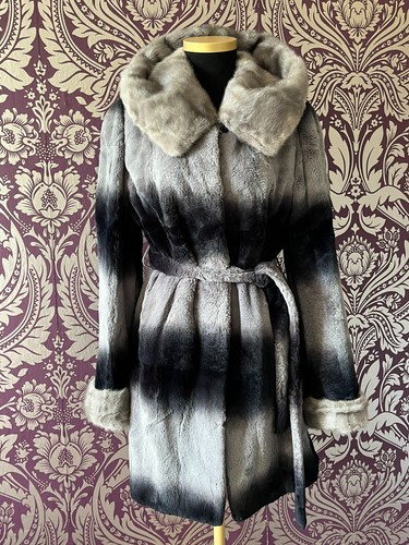 Genuine sheared mink fur coat - genuine,