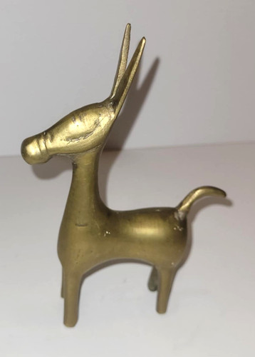 Vintage solid brass - solid, donkey