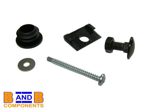 Bumper end cap fitting kit - end,
