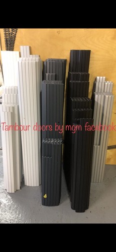 Tambour door latt - door, cuts