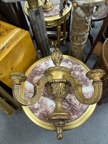 Large antique arm giltwood - antique,