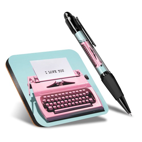 Square coaster 1 pen - square,