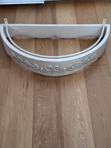 Wooden wall mounted bed canopy - wooden,