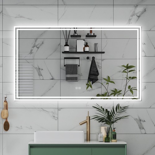 Bathroom led mirror - mirror, with