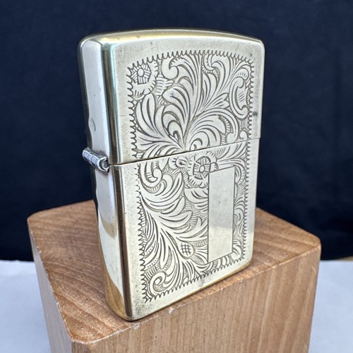1991 brass zippo - brass,
