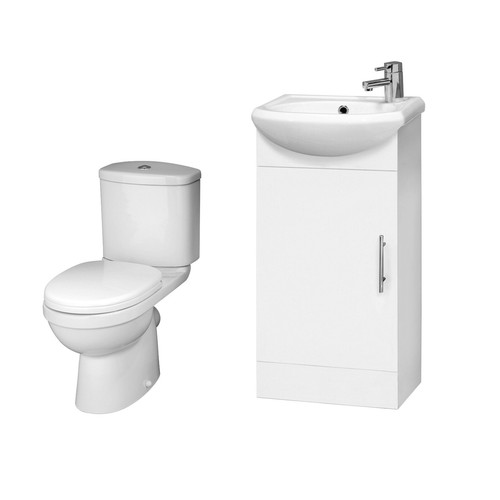 420mm door wash basin vanity - 420mm, 1-door
