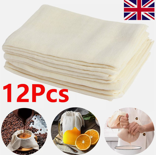 12pcs cotton muslin - cotton, cheese