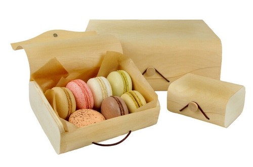 Plain wooden gift boxes food - gift,
