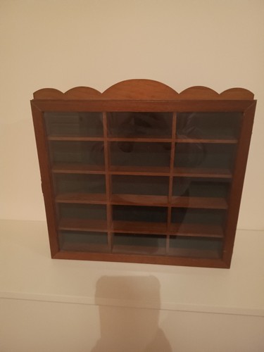 Vintage wooden display - vintage,