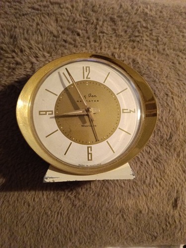 Vintage alarm clock westclox - vintage,