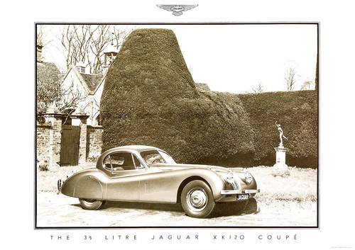 Jaguar xk120 litre coupe - jaguar,