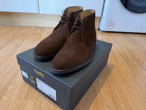 Loake 1880 pimlico brown suede - loake,