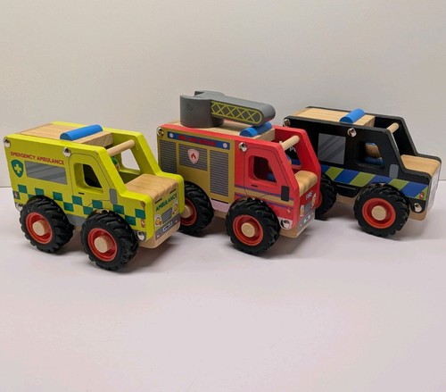 Aldi little town wooden cars - wooden,