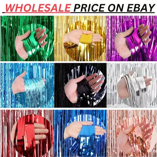 Foil fringe tinsel - fringe,