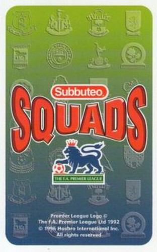 1996 subbuteo squads premier - squads,