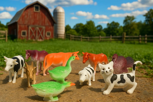 10pcs farm animal - animal, set