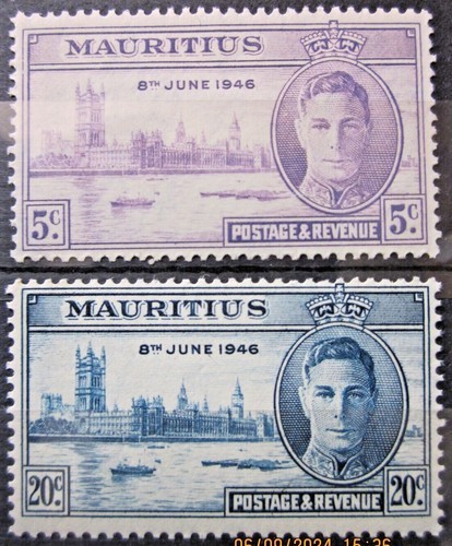Mauritius 1946 victory - mauritius,