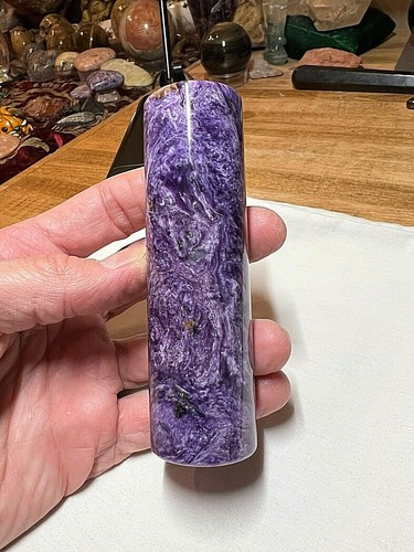 Charoite crystal mineral - charoite,