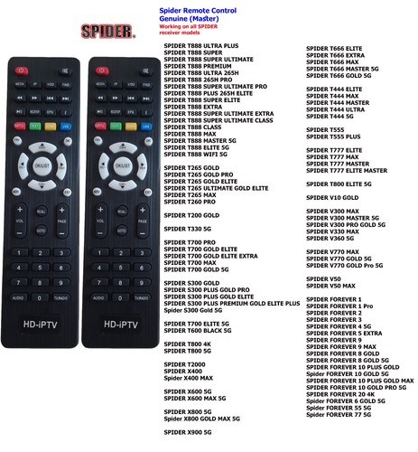 Spider receiver remote - remote, control