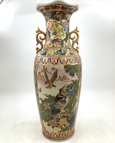 Large satsuma style oriental - style,