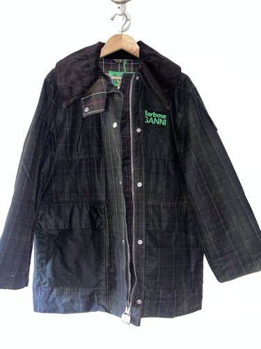 Barbour ganni wax jacket uk - ganni,