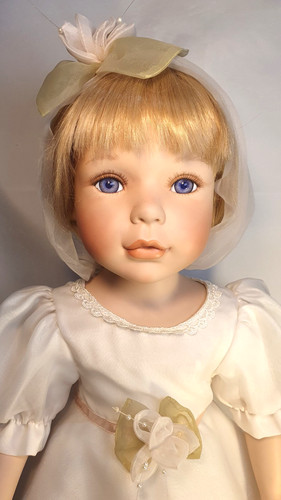 Porcelain doll angel - porcelain, "angel"