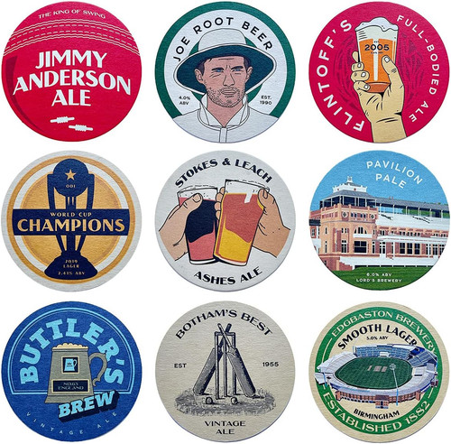 England cricket beer - beer, mats