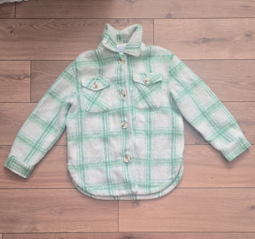 Primark boys green white check - primark,