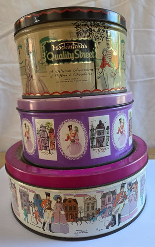 Three vintage quality street - three,