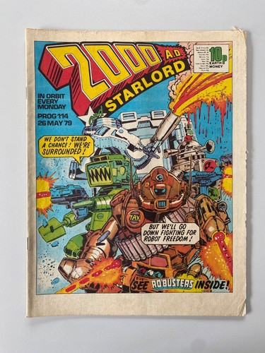2000ad comic prog - #114, 26th