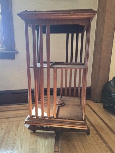 Antique wood freestanding open - wood,