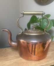 Antique Oval Copper Kettle