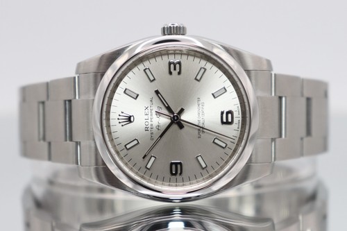 Rolex airking 34mm silver dial - airking,