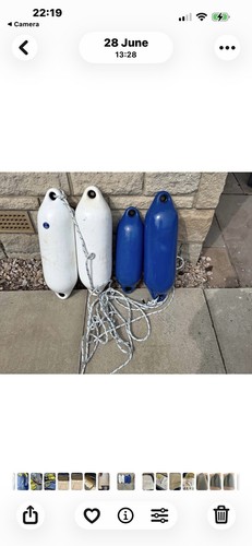 Small boat fender royal - boat, blue