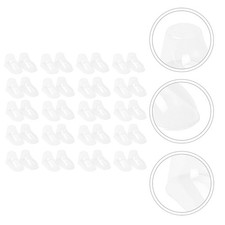 100Pcs Clear Shoe Holder Toddler Shoes Display Stands for Boy Girl Feet Molds