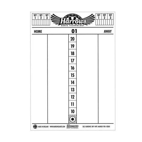 Harrows dry wipe score - harrows,