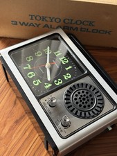 Vintage Tokyo Clock  Alarm Clock, Battery Powered,  Old Stock Brand New Japan