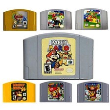 64KART SUPER MARIO DONKEY KONG POKEMON STADIUM 2 Paper  for Nintendo N64 Console