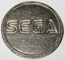 1990s SEGA ARCADE COIN TOKEN AMUSEMENT THEME PARK RETRO PROMO ORIGINAL 90s USED