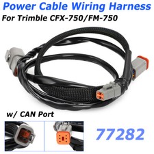 For Trimble 750 CFX-750/FM-750 GPS Power Cable Wiring Harness w/ CAN Port 77282