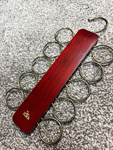 Vintage tie rack wooden - tie,