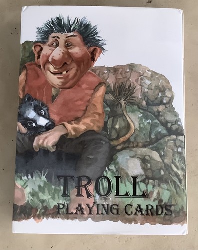 New sealed troll - playing, cards