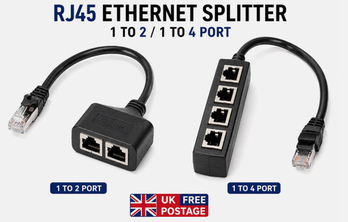 Rj45 ethernet splitter 2 - ethernet,