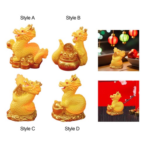 Mini dragon statue bookshelf - statue,
